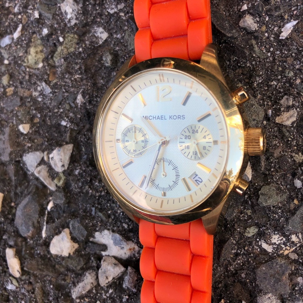 Michael Kors Women’s Watch with Rubber Band